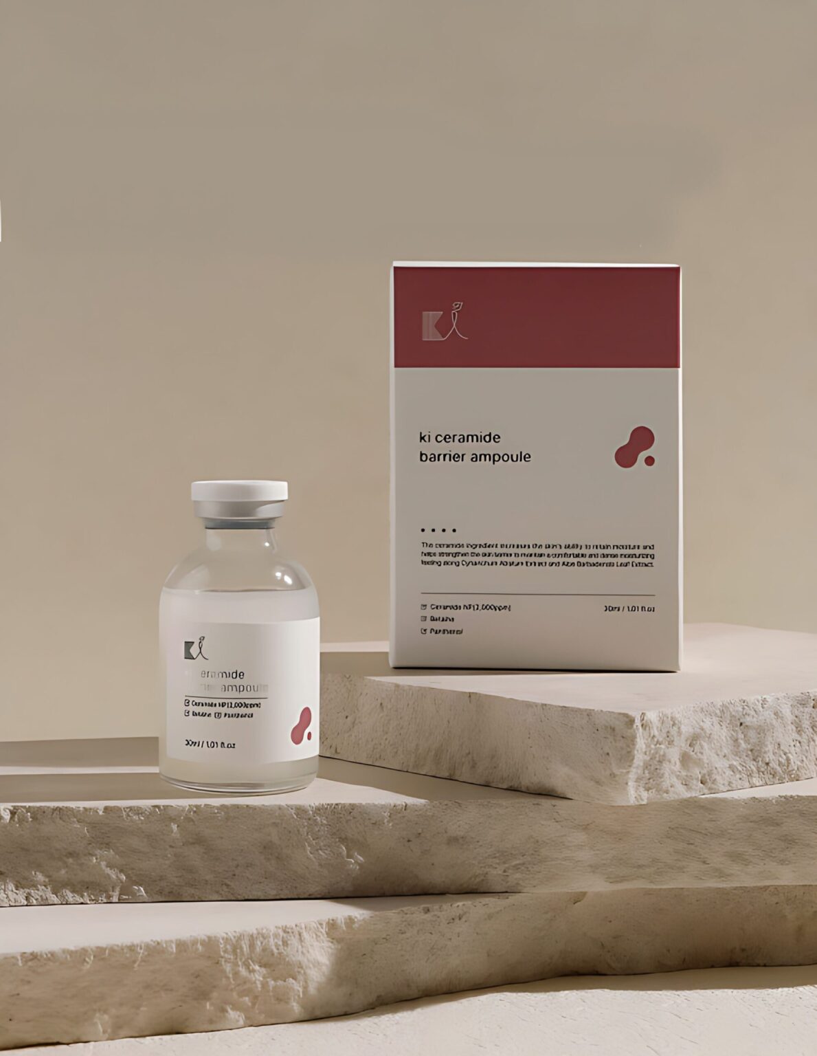 ki ceramide barrier ampoule,Hydrating Serum to Reduce Dryness, All Skin Types including Sensitive Skin