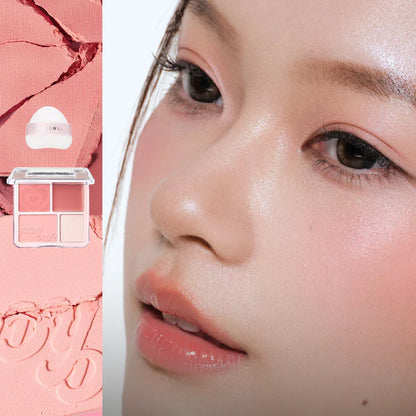 Judydoll 4-Shade Blush & Highlight Palette 9g