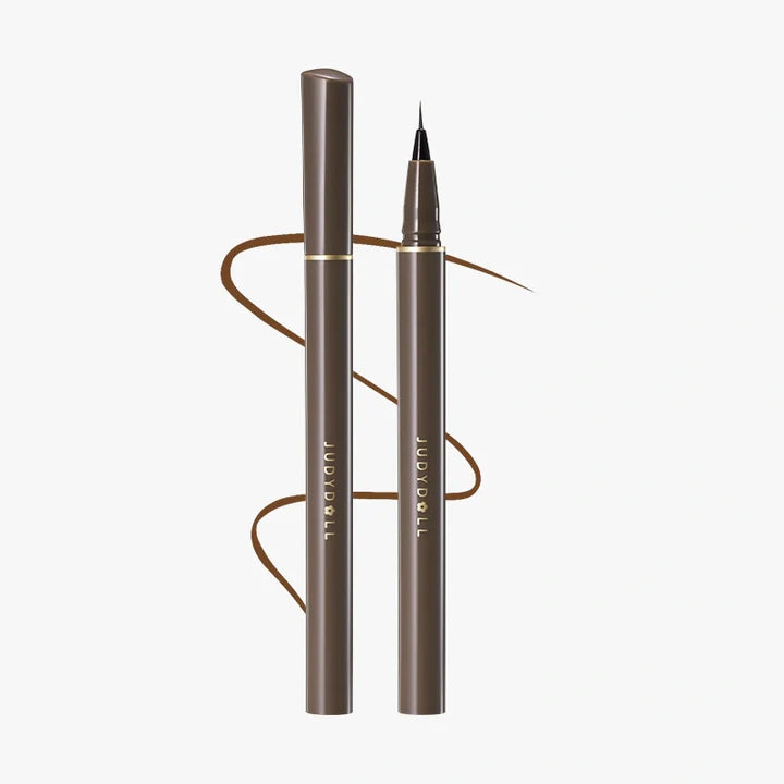 JudyDoll Slim Liquid Eyeliner #01 Black, Fine Tip Precision Eye Liner Pen