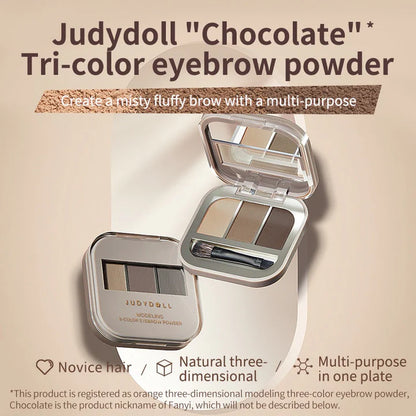 Judydoll Modeling 3-Color Eyebrow Powder 2.7g
