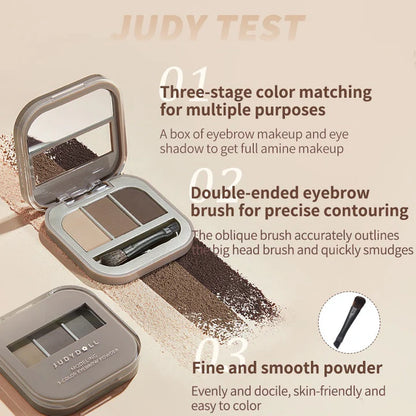 Judydoll Modeling 3-Color Eyebrow Powder 2.7g