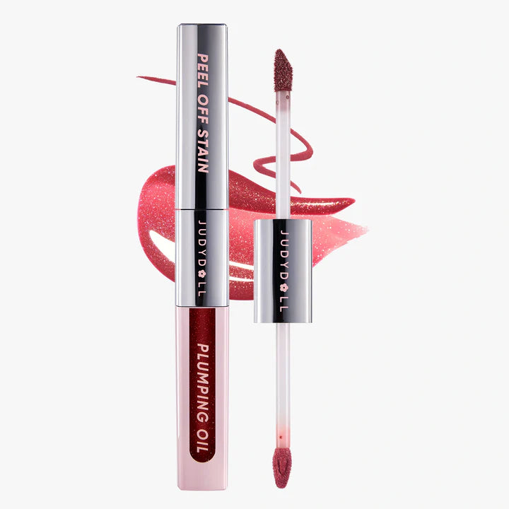 Judydoll Peel-Off Lip Stain & Plumping Oil Duo