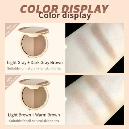 Judydoll Highlight & Contour 01 – Dual-Shade Face Sculpting Compact