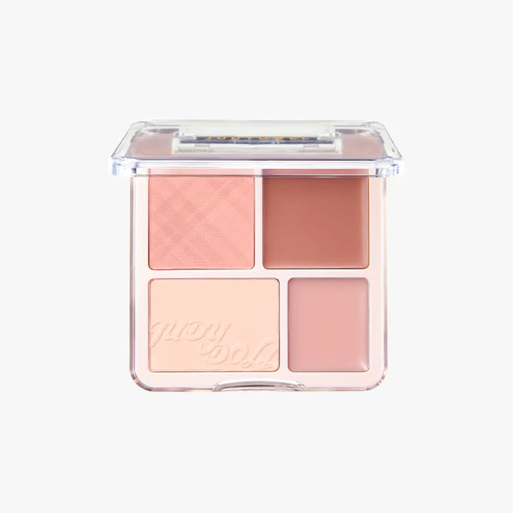 Judydoll 4-Shade Blush & Highlight Palette 9g
