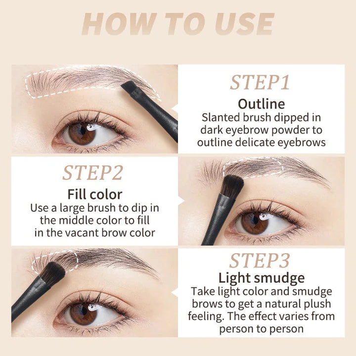 Judydoll Modeling 3-Color Eyebrow Powder 2.7g