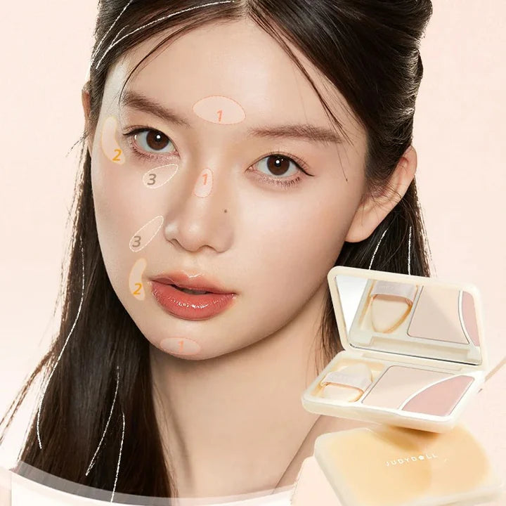 Judydoll Brighten Powder & Cream Highlighter Duo 5g+3g