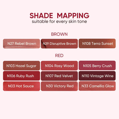 Judydoll Cushion Matte Lock Lip Cream N03 Long Lasting Lip Color 2.6ml