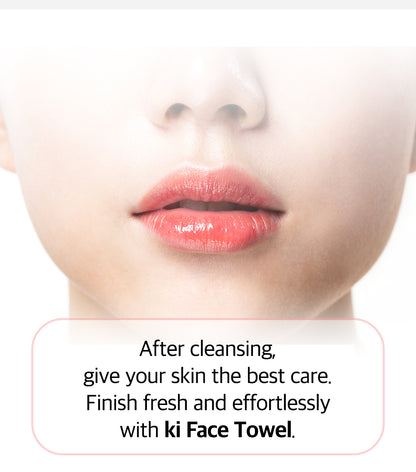 Ki Face Towel,Gentle & Soft, Low lrritation for Skin(Roll Type)