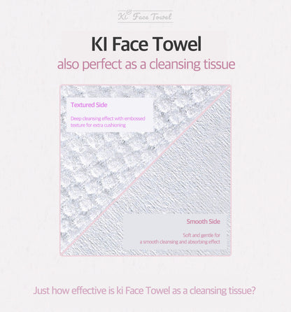 Ki Face Towel,Gentle & Soft, Low lrritation for Skin(Roll Type)