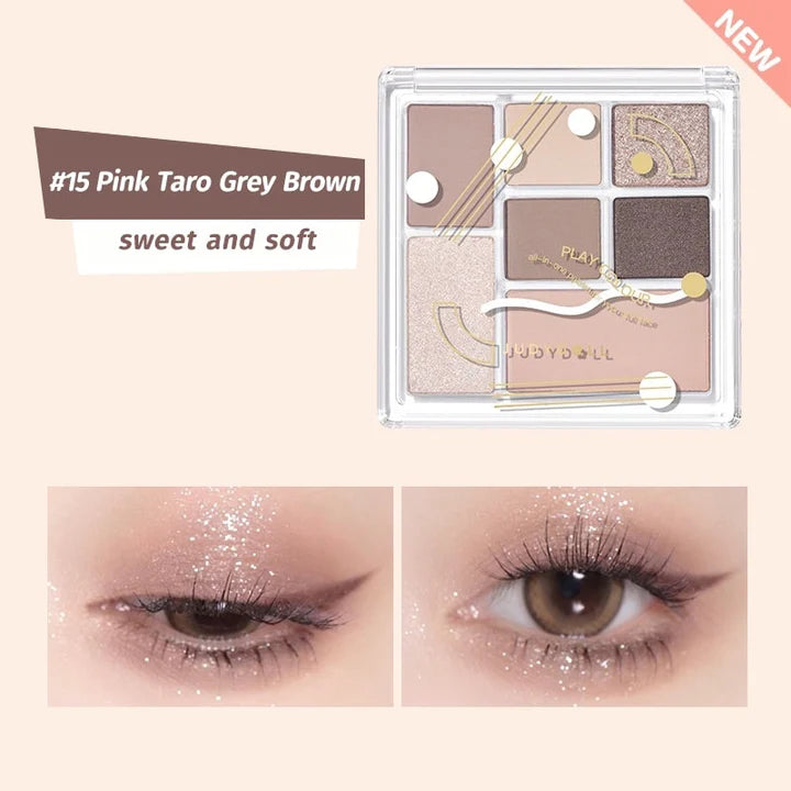 Judydoll 7-Color All-In-One Face & Eye Palette 8.5g