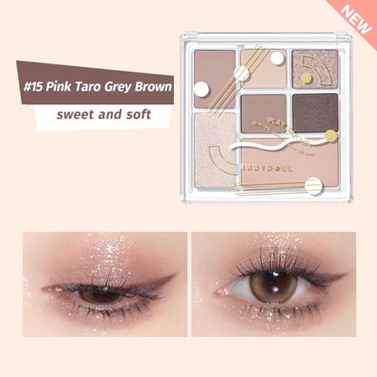 Judydoll 7-Color All-In-One Face & Eye Palette 8.5g