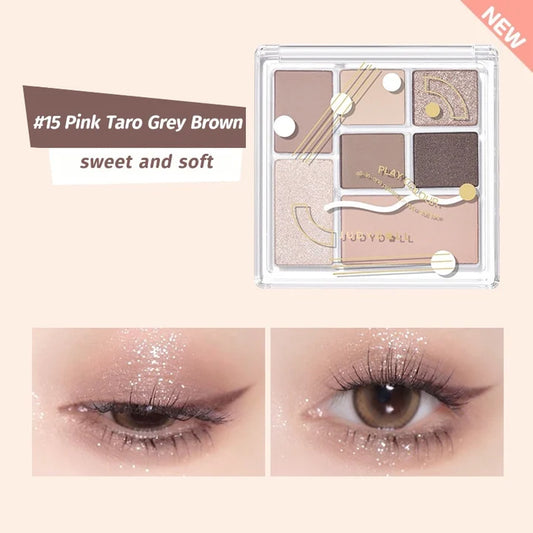 Judydoll 7-Color All-In-One Face & Eye Palette 8.5g