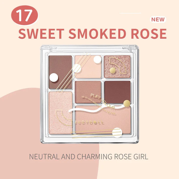 Judydoll 7-Color All-In-One Face & Eye Palette 8.5g