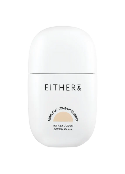 EITHER& Pebble UV Tone-Up Essence – 01 Skin Beige SPF50 PA+++