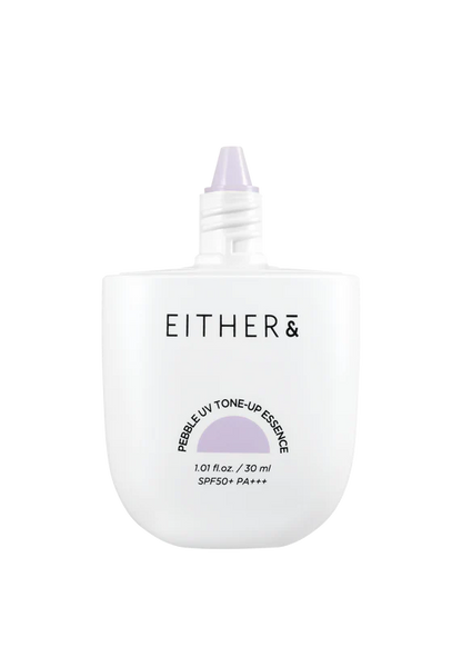 EITHER& Pebble UV Tone-Up Essence – 02 Pure Lavender SPF50 PA+++