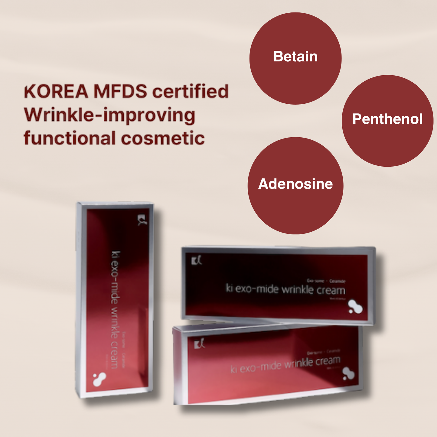 ki PD-EXO wrinkle cream 0.33 fl.oz – Korean Skin Care Anti-Aging Face Cream with Double Exosomes & PDRN, Adenosine, 8 Peptides & Hyaluronic Acid for Firming, Hydrating & Wrinkle Care