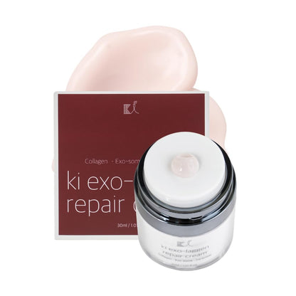 ki exo-laggen repair cream 30ml / 1.01 fl.oz – High Collagen + Exosome Infusion | Korean Anti-Aging Face Cream for Radiance, Firmness & Glow