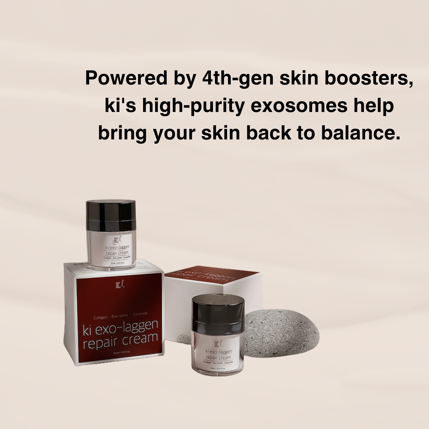 ki exo-laggen repair cream 30ml / 1.01 fl.oz – High Collagen + Exosome Infusion | Korean Anti-Aging Face Cream for Radiance, Firmness & Glow