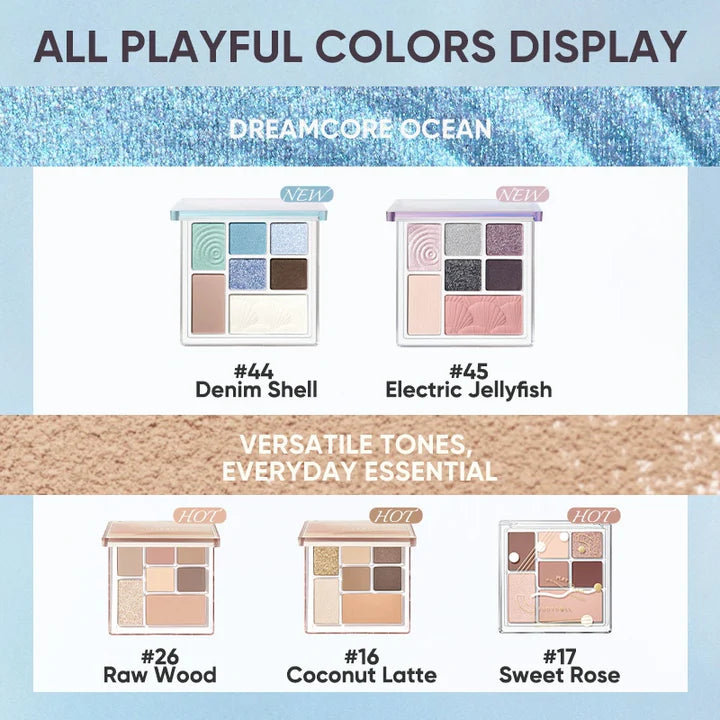 Judydoll 7-Color All-In-One Face & Eye Palette 8.5g