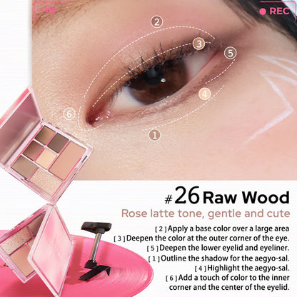 Judydoll 7-Color All-In-One Face & Eye Palette 8.5g
