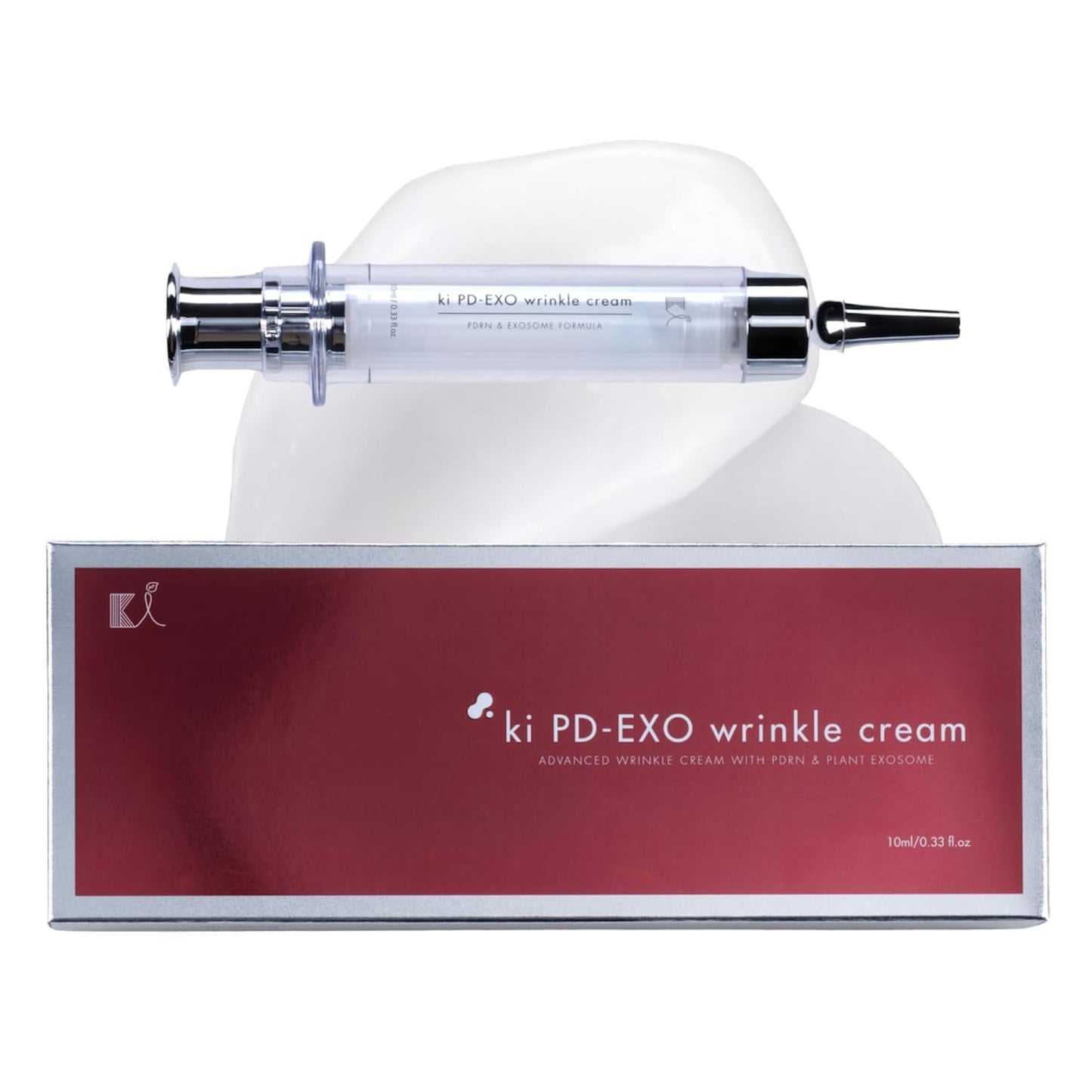 ki PD-EXO wrinkle cream 0.33 fl.oz – Korean Skin Care Anti-Aging Face Cream with Double Exosomes & PDRN, Adenosine, 8 Peptides & Hyaluronic Acid for Firming, Hydrating & Wrinkle Care