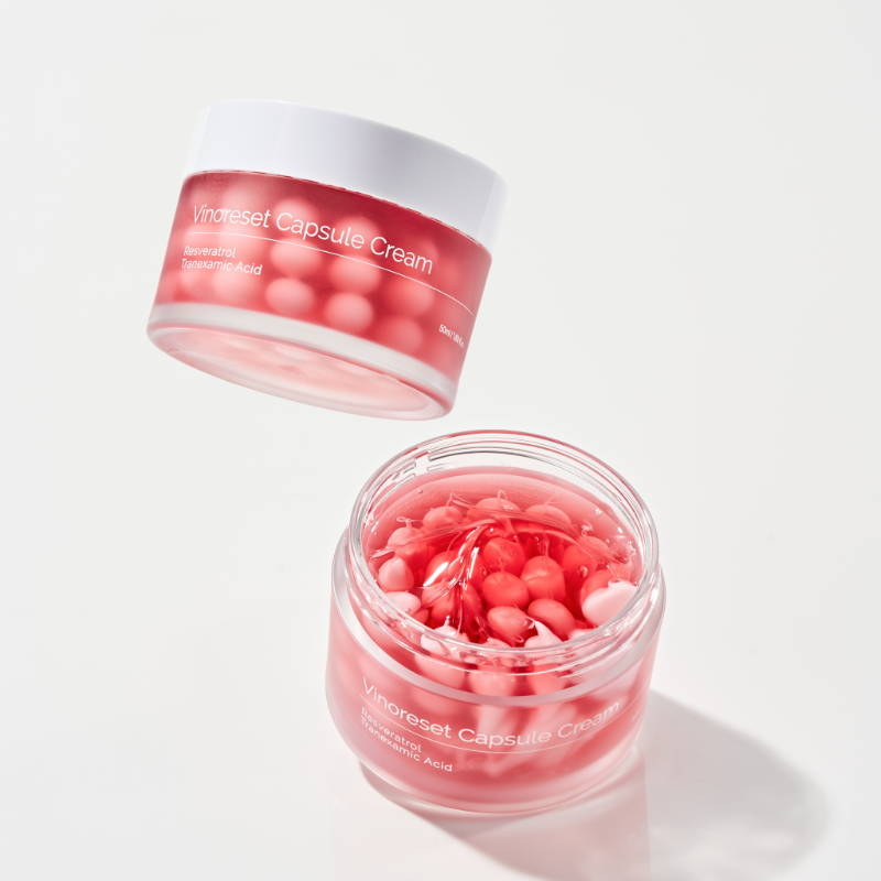 KI Vinoreset Capsule Cream resverator capsules for spot correcting radiant skin