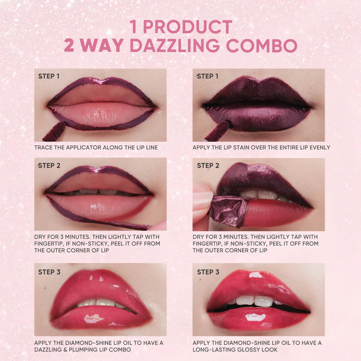 Judydoll Peel-Off Lip Stain & Plumping Oil Duo