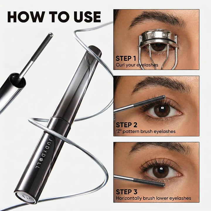Judydoll Curling Iron Mascara #01 Black 3g Curling Lengthening Mascara