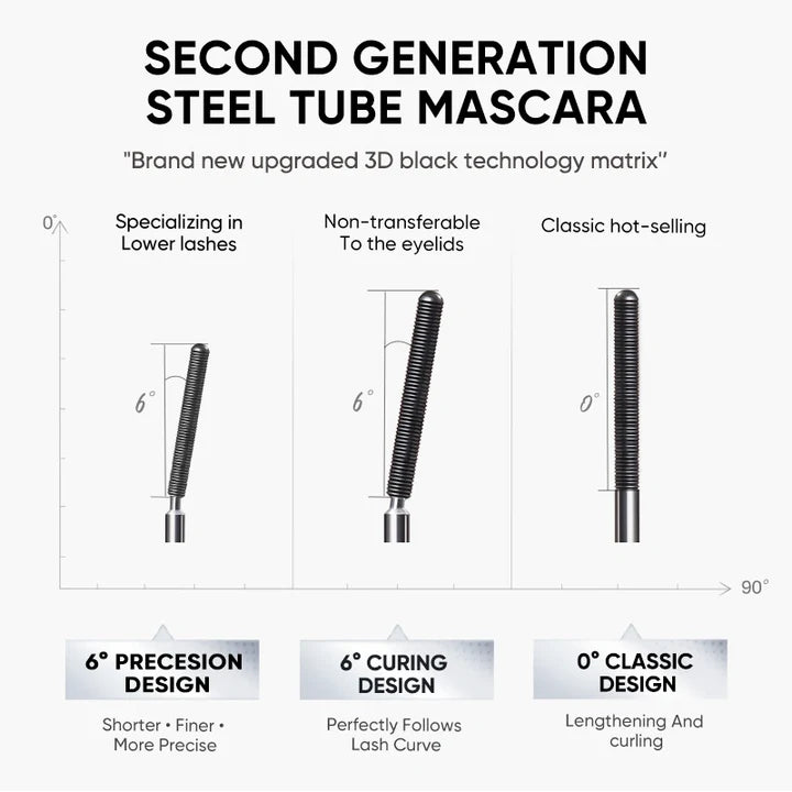 Judydoll Curling Iron Mascara #01 Black 3g Curling Lengthening Mascara