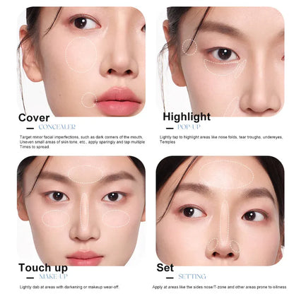 Judydoll Glazed Highlight Powder #M01 – Soft Glow Face Highlighter Compact