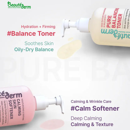 Beautéderm Balancing & Calming Toner Set | Glass Skin Recovery Kit