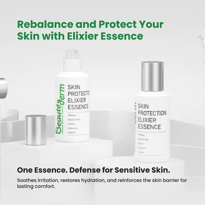 [Beauté Derm] Skin Protection Elixer Essence Rich in Panthenol Moisturizing Complexes Ceramides & Amino Acid Complexes for Deep Hydration and Skin Barrier Protection Firm & Lift Serum