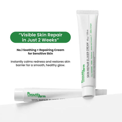 [Beauté Derm]Ki Skin Moisturizing and Repairing Essence Cream with 280Da Collagen Panthenol & Snowdrop Exudate for Hydration Soothing and Improved Skin Condition Soothing Serum Firm & Lift Serum