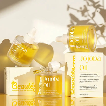 [Beauté Derm] Jojoba Oil | Pure Skin Balancing Oil – Hydating & Smooth Skin Formula