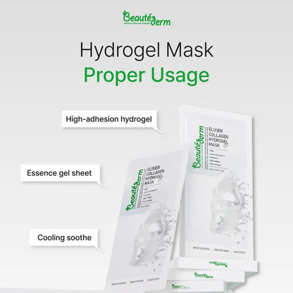 Beautéderm Elixier Collagen Hydrogel Mask | Elasticity & Deep Moisture Care