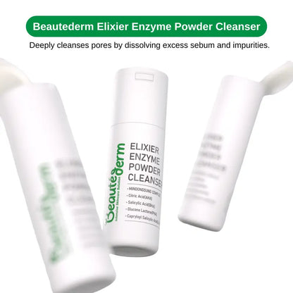 Beauté Derm Elixier Enzyme Powder Cleanser with Mindongsung Complex Citric Acid & Salicylic Acid 80g