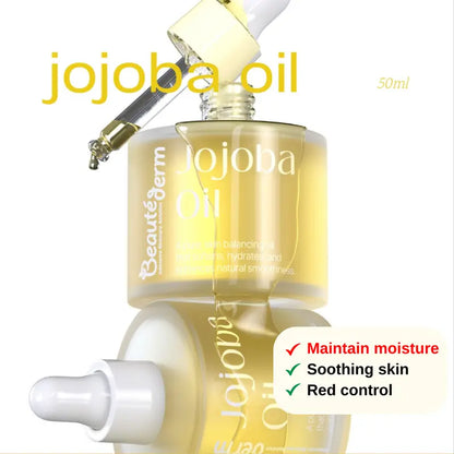 [Beauté Derm] Jojoba Oil | Pure Skin Balancing Oil – Hydating & Smooth Skin Formula
