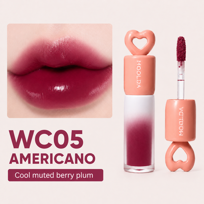 Korean MOOLDA Love Core Tattoo Water Lip Tint WW01-WW10 Long Lasting Stain