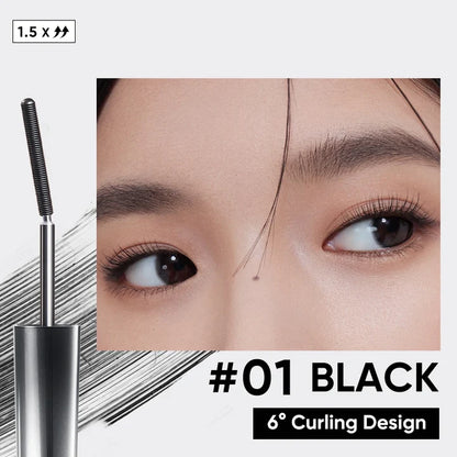 Judydoll Curling Iron Mascara #01 Black 3g Curling Lengthening Mascara