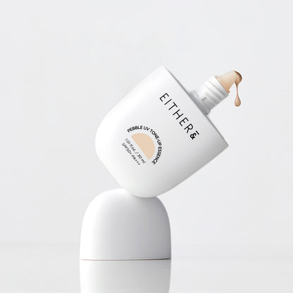 EITHER& Pebble UV Tone-Up Essence – 01 Skin Beige SPF50 PA+++