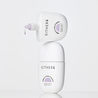 EITHER& Pebble UV Tone-Up Essence – 02 Pure Lavender SPF50 PA+++