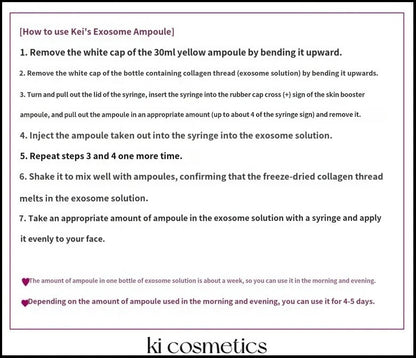 Ki Stem-Cell Exosome Skin Booster Kit